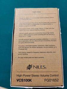 Niles VCS100K (Volume Control)