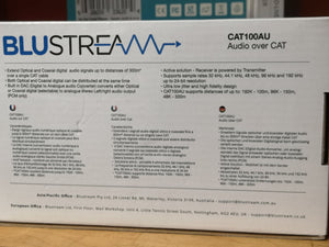 Blustream CAT100AU Audio Over CAT